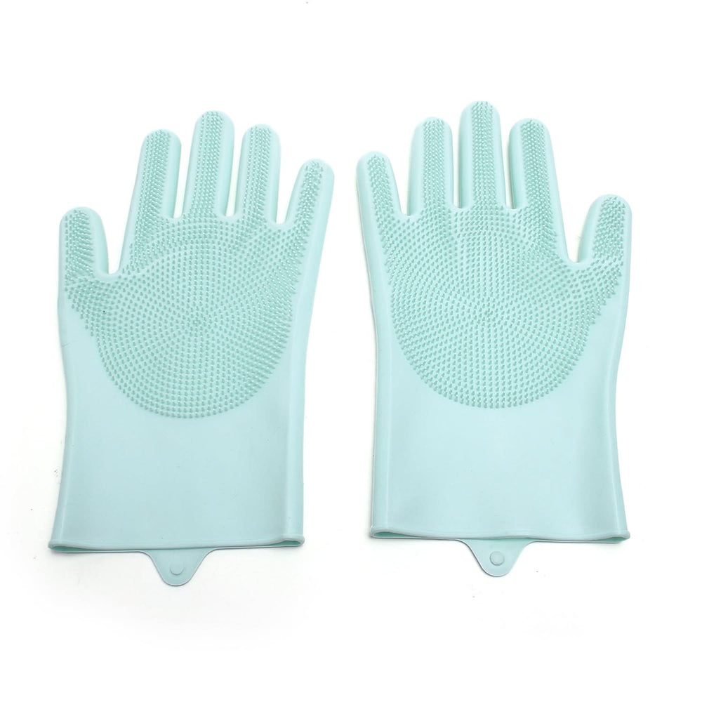 Silicon Dish Washing Gloves, Washing Accessories, Chase Value, Chase Value