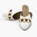 Women's Banto Slipper - White, Women Slippers, Chase Value, Chase Value