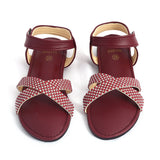 Girls Sandal - Maroon, Girls Sandals, Chase Value, Chase Value