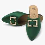 Women's Banto Slipper - Green, Women Slippers, Chase Value, Chase Value