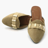 Girls Banto Slipper - Fawn, Girls Slippers, Chase Value, Chase Value