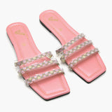 Women's Casual Slipper - Pink, Women Slippers, Chase Value, Chase Value