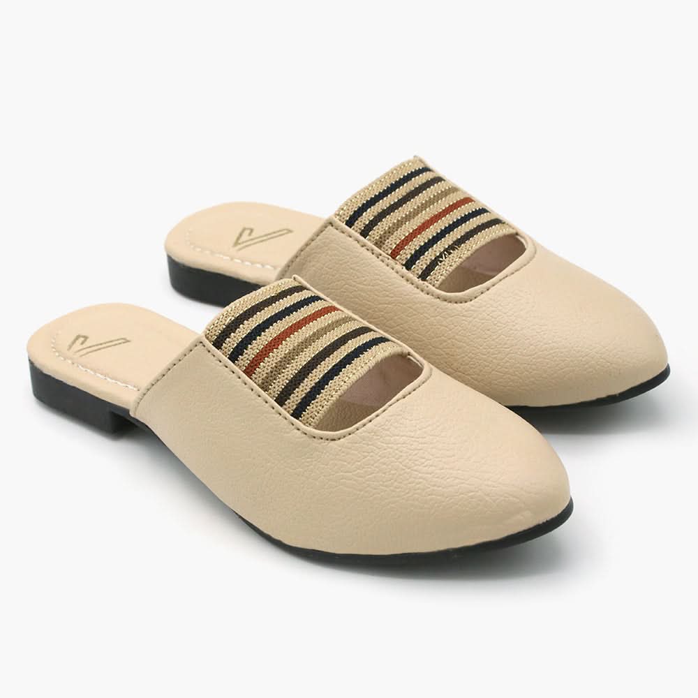 Girls Banto Slipper - Fawn, Girls Slippers, Chase Value, Chase Value