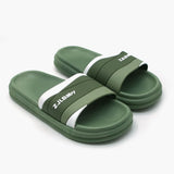 Men's Slider - Green, Men's Slippers, Chase Value, Chase Value