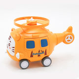 Pull back Aircraft with Launcher Toy - Yellow, Non-Remote Control, Chase Value, Chase Value