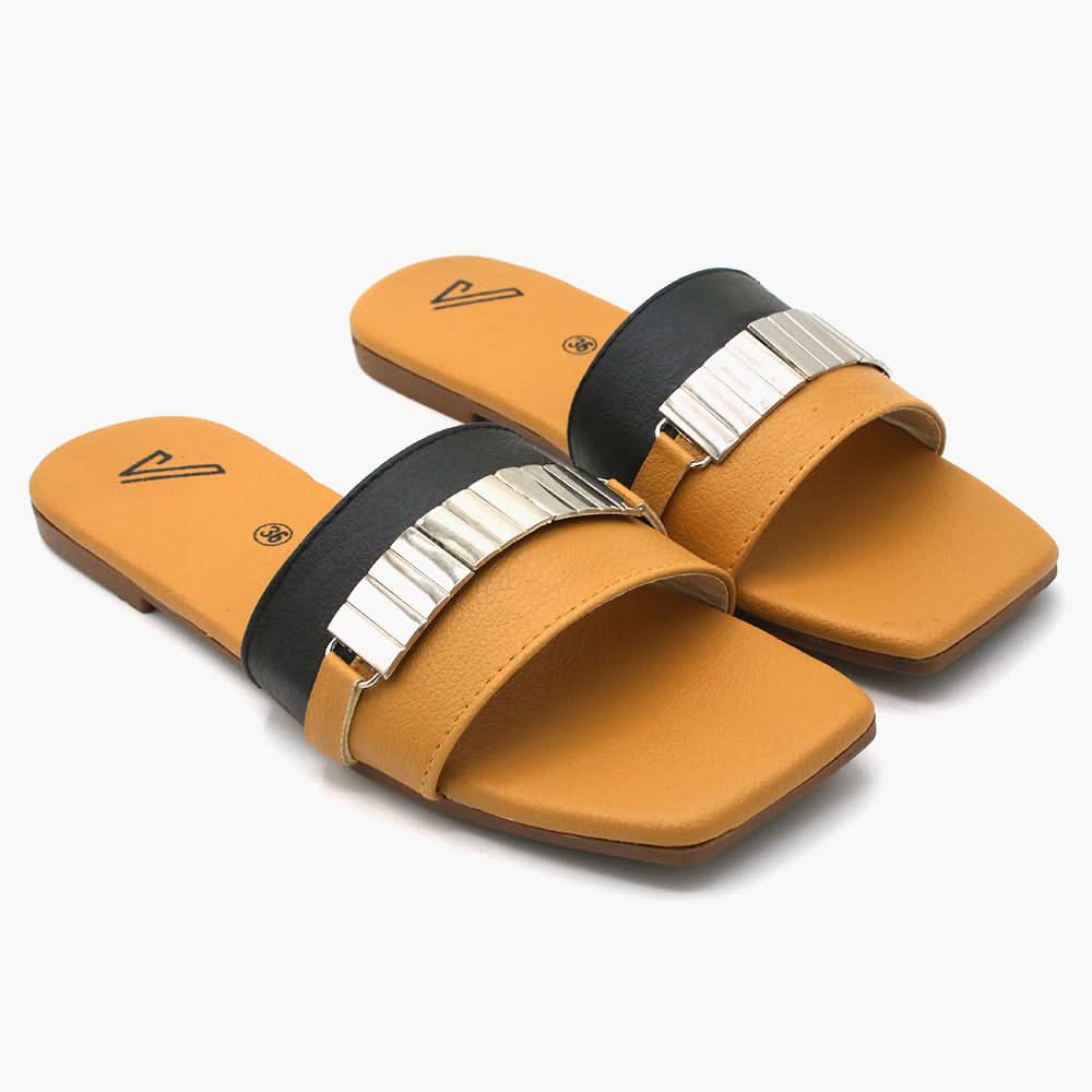 Women's Slipper - Yellow, Women Slippers, Chase Value, Chase Value