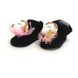 Cartier's Booties Cards - Black, Newborn Caps, Shoes & Socks, Chase Value, Chase Value
