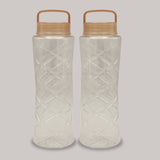 Diamond Bottle 2 Pcs Set - 1000ml, Water Bottle, Chase Value, Chase Value