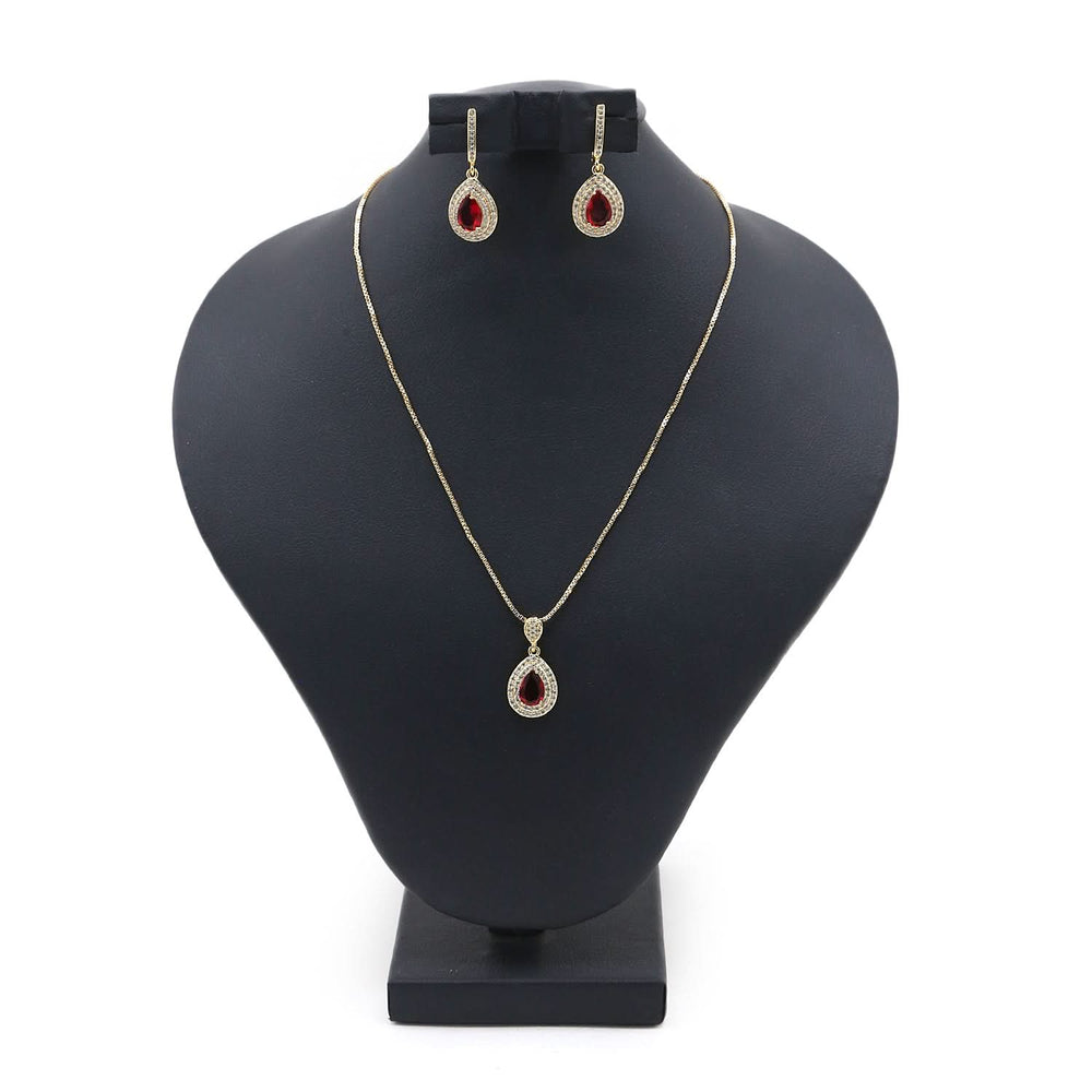 Women's Locket Set - Red, Women Chains & Lockets, Chase Value, Chase Value