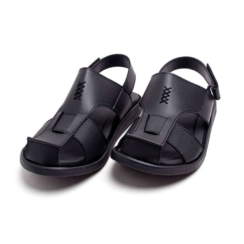 Men's Roman Sandal - Black, Men's Sandals, Chase Value, Chase Value