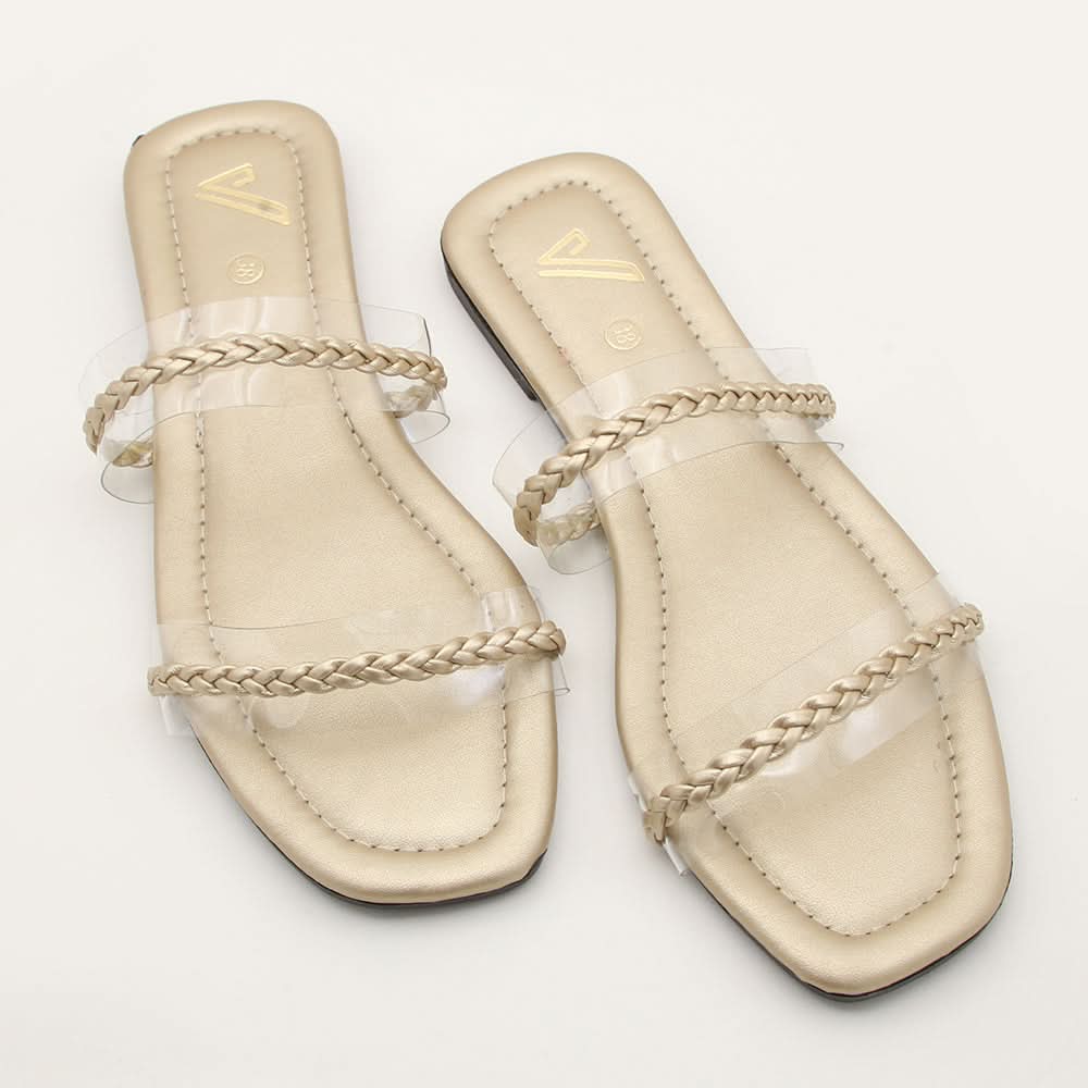 Women's Slipper - Golden, Women Slippers, Chase Value, Chase Value