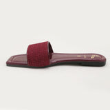 Women's Slipper - Maroon, Women Slippers, Chase Value, Chase Value