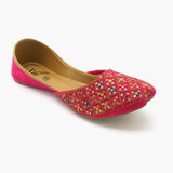 Women's Khussa - Pink, Women Pumps, Chase Value, Chase Value