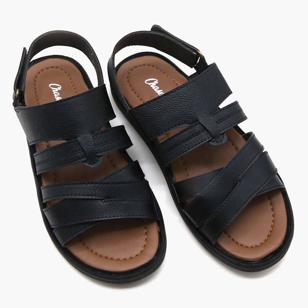 Men's Sandal - Black, Men's Sandals, Chase Value, Chase Value