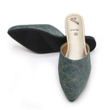 Valuable Women's Backless Pump - Light Green, Women Backless Pumps, Chase Value, Chase Value