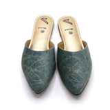 Valuable Women's Backless Pump - Light Green, Women Backless Pumps, Chase Value, Chase Value