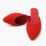 Women's Banto Slipper - Red, Women Slippers, Chase Value, Chase Value