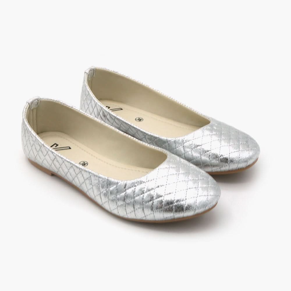 Women's Pump - Silver, Women Pumps, Chase Value, Chase Value