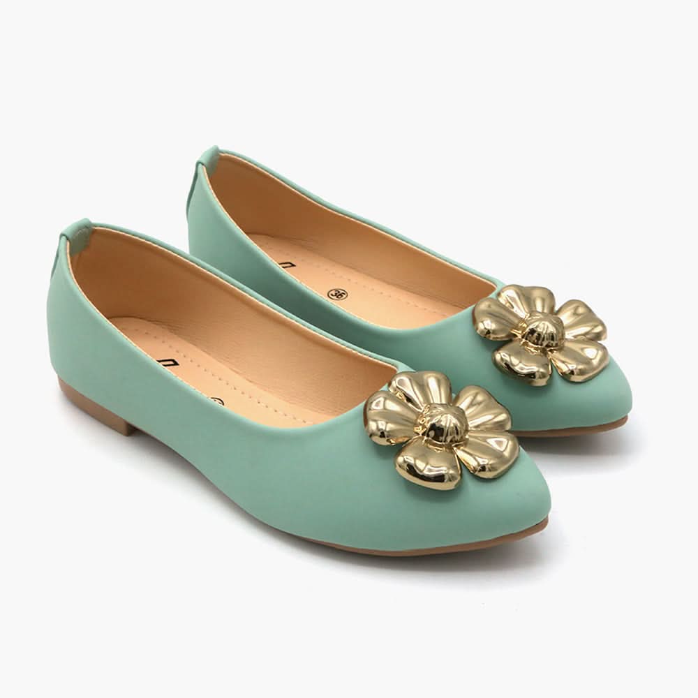 Women's Pump - Green, Women Pumps, Chase Value, Chase Value