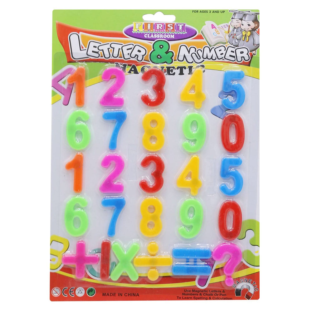 Magnetic Numbers - Multi Color, Educational Toys, Chase Value, Chase Value