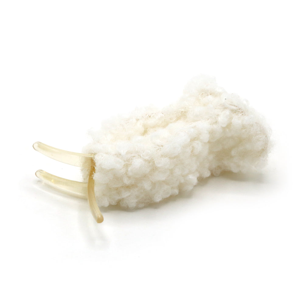 Fur Hair Catcher - Off White, Girls Hair Accessories, Chase Value, Chase Value