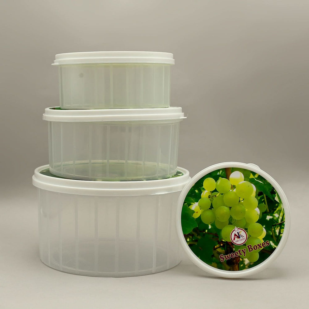 Sweety Box Set 4 in 1 - White, Storage Boxes, Chase Value, Chase Value