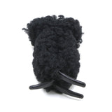 Fur Hair Catcher - Black, Girls Hair Accessories, Chase Value, Chase Value