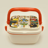 Cartoon Character Square Shape Lunch Box For Kids, Tiffin Boxes & Bottles, Chase Value, Chase Value
