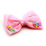 Girls Fancy Hair Pins Bow - Light Pink, Girls Hair Accessories, Chase Value, Chase Value