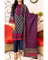 DAMAN Cambric Printed Suit 3PCS By Vs Textile-603, Women, 3Pcs Shalwar Suit, Chase Value, Chase Value