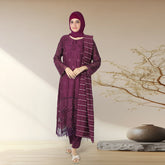 Eminent Women's Viscose Embroidered Unstitched Suit With Fancy Dupatta - Purple, Women, 3Pcs Shalwar Suit, Eminent, Chase Value