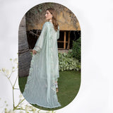 Schick Jhoom Luxury Chiffon Heavy Embroidered Unstitched 3Pcs Suit - 5, Women, 3Pcs Shalwar Suit, MI Creation, Chase Value