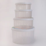 Sweety Box Set 4 in 1 - White, Storage Boxes, Chase Value, Chase Value