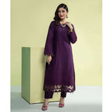Schick Jaza Schiffli Embroidered Unstitched 2Pcs Suit V-3, Women, 2Pcs Shalwar Suit, MI Creation, Chase Value