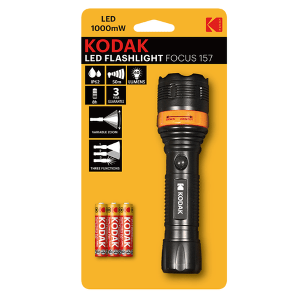 Kodak focus 157 1000MW with 3 AAA Battery - Black, Battery Operated Toys, Kodak, Chase Value