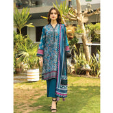 Lakhany Komal Unstitched 3Pcs Suit MM-12-B, Women, 3Pcs Shalwar Suit, LSM Textiles, Chase Value