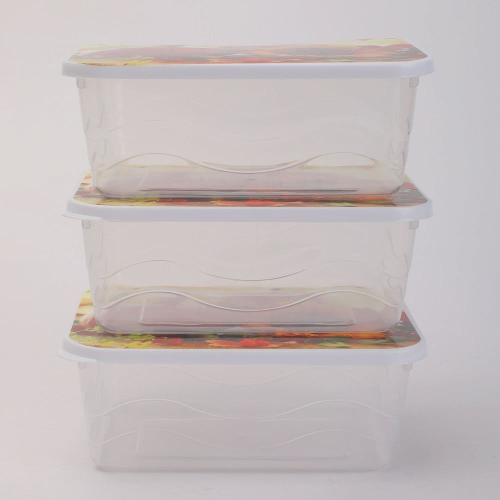 Storage Box 3 Pcs Set - White, Storage Boxes, Chase Value, Chase Value