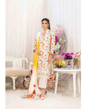 Tawakkal Lakecia Printed Schiffli Embroidered 3 Pc Suit - 6