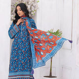 Mirha Printed Lawn Unstitched 3Pcs Suit - MP-0021, Women, 3Pcs Shalwar Suit, MTC Fabric, Chase Value