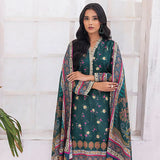 Mirha Printed Lawn Unstitched 3Pcs Suit - MP-0028, Women, 3Pcs Shalwar Suit, MTC Fabric, Chase Value