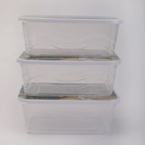 Storage Box 3 Pcs Set - White, Storage Boxes, Chase Value, Chase Value