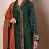 Saya Jacquard Printed Embroidered Unstitched 3Pcs Suit - E09, Women, 3Pcs Shalwar Suit, Saya, Chase Value