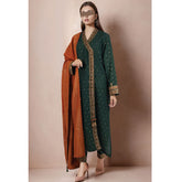 Saya Jacquard Printed Embroidered Unstitched 3Pcs Suit - E09, Women, 3Pcs Shalwar Suit, Saya, Chase Value