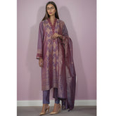 Saya Jacquard Printed Embroidered Unstitched 3Pcs Suit - E34, Women, 3Pcs Shalwar Suit, Saya, Chase Value