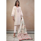 Saya Jacquard Printed Embroidered Unstitched 3Pcs Suit - E33, Women, 3Pcs Shalwar Suit, Saya, Chase Value