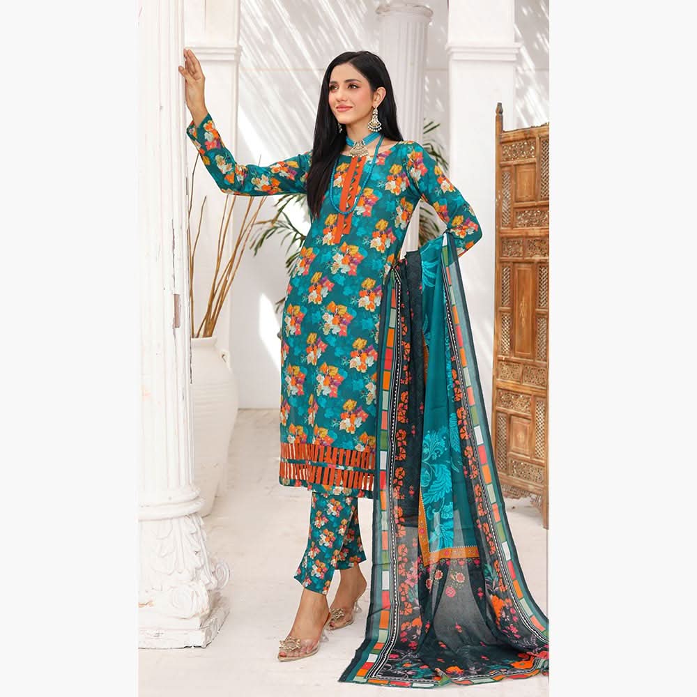 Bin Hameed Maarisayaal Unstitched 3Pcs Suit - 4, Women, 3Pcs Shalwar Suit, Rana Arts, Chase Value