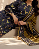 Malhar Printed Karandi Suit - 3 Pc by VS Textile
