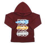 Boys Full Sleeves Hoodie - Maroon, Boys Hoodies & Sweat Shirts, Chase Value, Chase Value