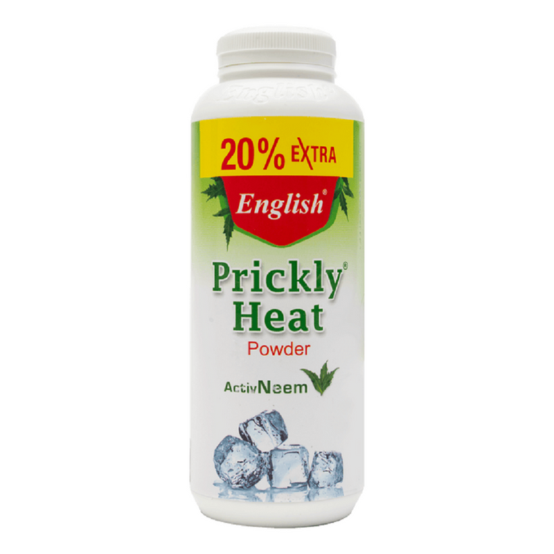 English Prickly Heat Powder Neem, Powders, English, Chase Value