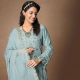 Mehnaz Luxury Fancy Embroidered Lawn 3Pcs Unstitched Suit - 8, Women, 3Pcs Shalwar Suit, Mi Creation, Chase Value